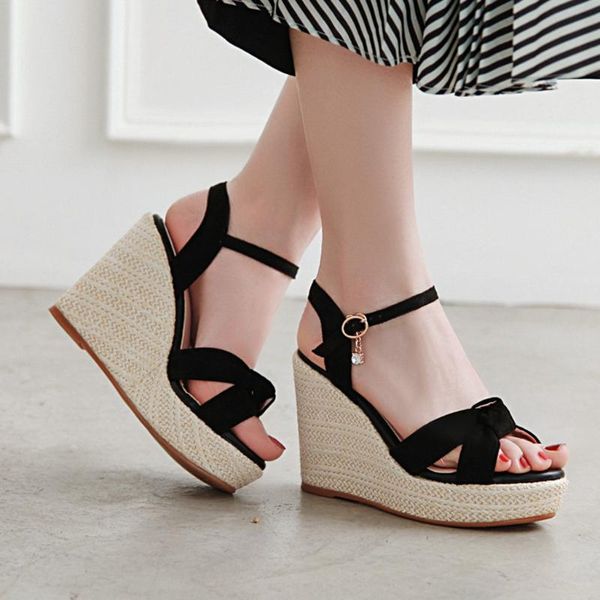 dress shoes sandals women plus size buckle flats open toe wedges thick bottom ladies comfortable casual soft roman sandalia, Black
dress shoes sandals women plus size buckle flats open toe wedges thick bottom ladies comfortable casual soft roman sandalia, Black