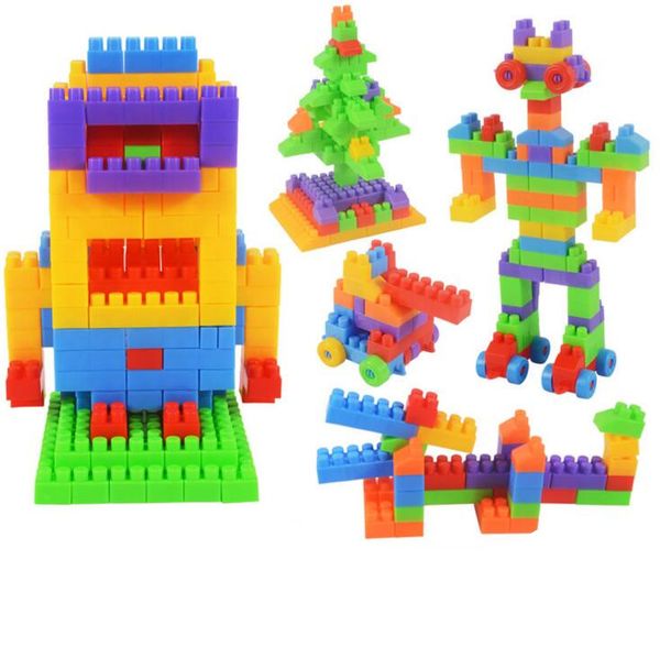 104pcs Children Large Particles Building Blocks Educational Early Childhood Assembled Block Building Blocks Toys Kids Gift ZXH
104pcs Children Large Particles Building Blocks Educational Early Childhood Assembled Block Building Blocks Toys Kids Gift ZXH