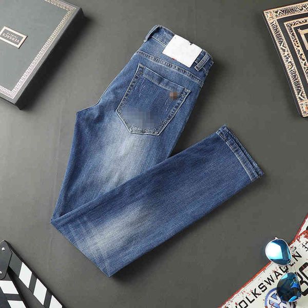 men's jeans luxurys designer mens summer thin design denim pattern pants cotton vintage fashion slim-leg latest listin light eashed was, Blue
men's jeans luxurys designer mens summer thin design denim pattern pants cotton vintage fashion slim-leg latest listin light eashed was, Blue