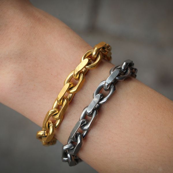 mens hip hop gold chain necklace fashion stainless steel chains bracelet necklaces jewelry set, Silver
mens hip hop gold chain necklace fashion stainless steel chains bracelet necklaces jewelry set, Silver
