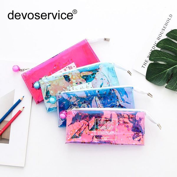 kawaii laser pencil case quicksand reflective pencilcase transparent color penbox stationery office school supplies escolar bags
kawaii laser pencil case quicksand reflective pencilcase transparent color penbox stationery office school supplies escolar bags