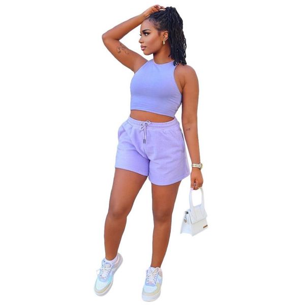women's tracksuits woman 2 piece sets 2021 fashion o collar sleeveless vest crop shorts women summer outfits tracksuit set jogger, Gray
women's tracksuits woman 2 piece sets 2021 fashion o collar sleeveless vest crop shorts women summer outfits tracksuit set jogger, Gray