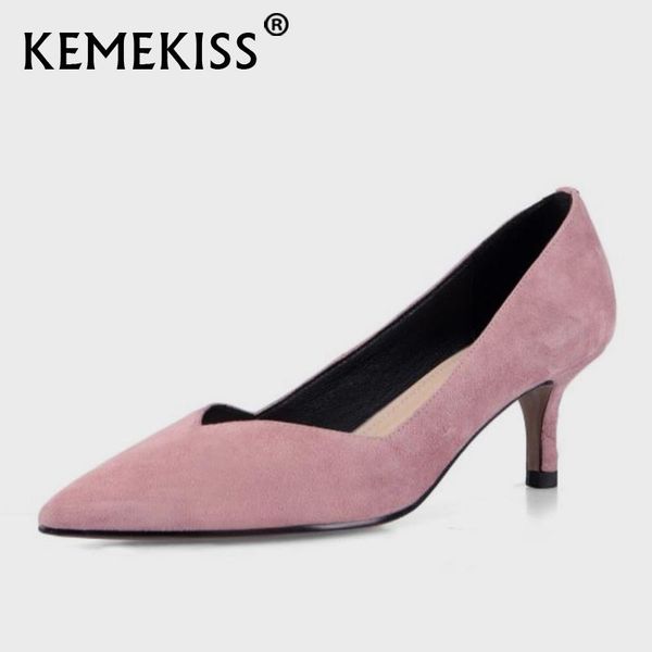 dress shoes kemekiss size 34-39 women real leather pumps pointed toe thin heel slip on shallow solid color female footwear, Black
dress shoes kemekiss size 34-39 women real leather pumps pointed toe thin heel slip on shallow solid color female footwear, Black