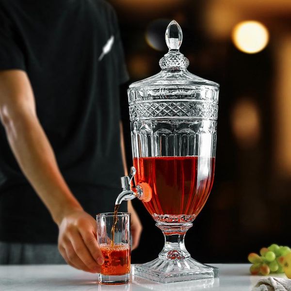 wine glasses elegant glass cold beverage dispenser with stand leak-spigot 101.5oz 3000ml glassware pitcher for water juice kombucha
wine glasses elegant glass cold beverage dispenser with stand leak-spigot 101.5oz 3000ml glassware pitcher for water juice kombucha