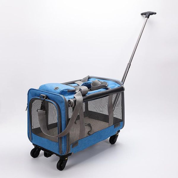 cat carriers,crates & houses pet rolling carrier with detachable wheels mesh window travel for small medium dogs/cats foldable
cat carriers,crates & houses pet rolling carrier with detachable wheels mesh window travel for small medium dogs/cats foldable
