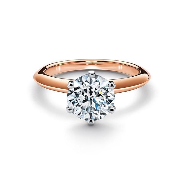 14k rose gold classic 6 claws white gold moissanite vvs1 round cut engagement anniversary ring, Slivery;golden
14k rose gold classic 6 claws white gold moissanite vvs1 round cut engagement anniversary ring, Slivery;golden