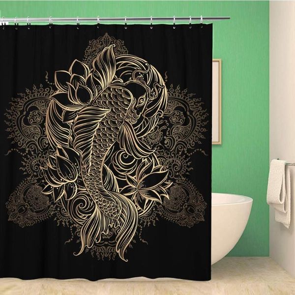 shower curtains bathroom curtain asian spiritual symbols gold koi carp lotus and waves 72x72 inches waterproof bath set with
shower curtains bathroom curtain asian spiritual symbols gold koi carp lotus and waves 72x72 inches waterproof bath set with