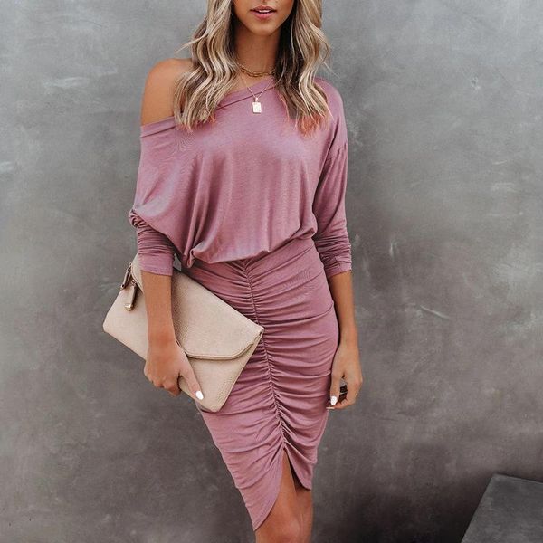 casual dresses donsignet fashion women's dress spring round neck pullover solid color pleated irregular long-sleeved, Black;gray
casual dresses donsignet fashion women's dress spring round neck pullover solid color pleated irregular long-sleeved, Black;gray