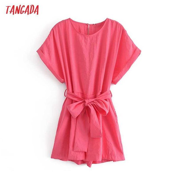 tangada fashion women pink summer playsuit with slash short sleeve buttons female beach playsuit qn124 210609, Black;white
tangada fashion women pink summer playsuit with slash short sleeve buttons female beach playsuit qn124 210609, Black;white