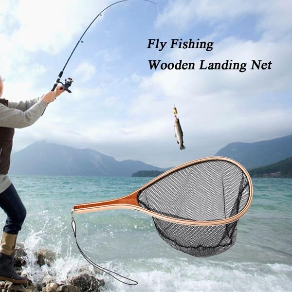 fishing accessories lixada landing net wooden handle frame fish catch and release portable lightweight tool
fishing accessories lixada landing net wooden handle frame fish catch and release portable lightweight tool