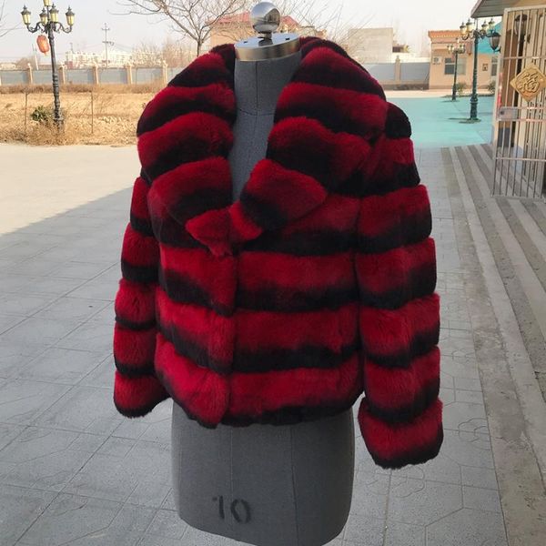 women's fur & faux red rex coat with collar women fashion cropped jacket outwear high quality, Black
women's fur & faux red rex coat with collar women fashion cropped jacket outwear high quality, Black