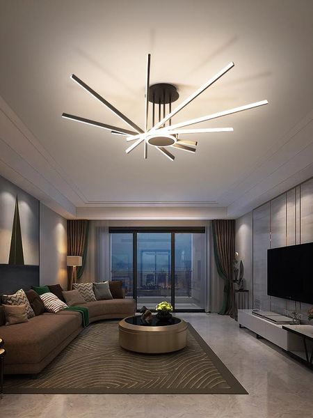 ceiling lights modern led chandelier black/white/gold 90w 110w double-sided rotating simple living room bedroom dimming lighting equipment
ceiling lights modern led chandelier black/white/gold 90w 110w double-sided rotating simple living room bedroom dimming lighting equipment