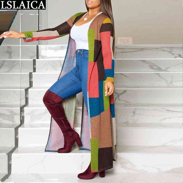 jacket women patchwork print long sleeve cardigan coat fashion autumn winter retro clothes casual drop streetwear 210520, Black;brown
jacket women patchwork print long sleeve cardigan coat fashion autumn winter retro clothes casual drop streetwear 210520, Black;brown