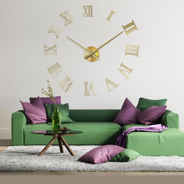 wall clocks diy 3d clock roman numerals large size mirrors luxury art sticker for living room modern home decoration
wall clocks diy 3d clock roman numerals large size mirrors luxury art sticker for living room modern home decoration