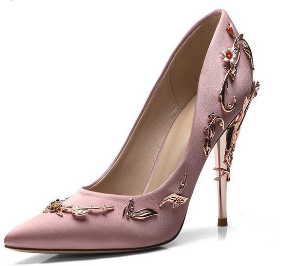 est pointed toe metal leafs elegant lady pumps pink silk flower decorations wedding heels size 35-42 blue black dress shoes
est pointed toe metal leafs elegant lady pumps pink silk flower decorations wedding heels size 35-42 blue black dress shoes
