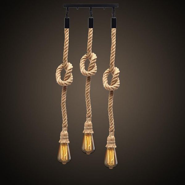 pendant lamps e27 three head rope bulb holder hanging lights fixture for country vintage industrial style home decor wf
pendant lamps e27 three head rope bulb holder hanging lights fixture for country vintage industrial style home decor wf