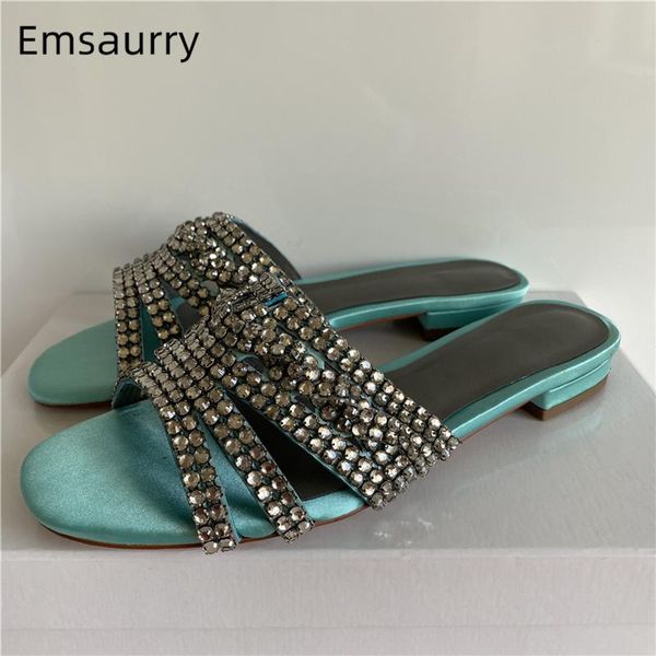 luxury rhinestone women slippers summer flat heel genuine leather narrow band open toe lazyman lady mules, Black
luxury rhinestone women slippers summer flat heel genuine leather narrow band open toe lazyman lady mules, Black