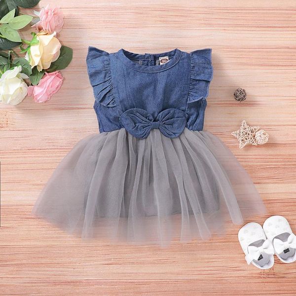 girl's dresses summer fashion baby girl dress children clothes cotton princess girls sleeveless bowknot denim splice tulle, Red;yellow
girl's dresses summer fashion baby girl dress children clothes cotton princess girls sleeveless bowknot denim splice tulle, Red;yellow
