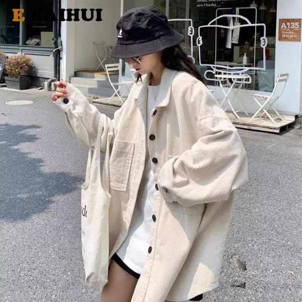 women's blouses & shirts ebaihui corduroy jacket spring autumn casual couple outwear solid oversized shirt bf style top, White
women's blouses & shirts ebaihui corduroy jacket spring autumn casual couple outwear solid oversized shirt bf style top, White