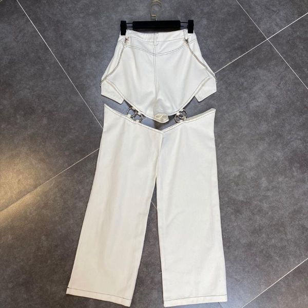 women's jeans t 2021 summer arrivals streetwear patchwork chain button white hollow out loose long denim pants women k114, Blue
women's jeans t 2021 summer arrivals streetwear patchwork chain button white hollow out loose long denim pants women k114, Blue
