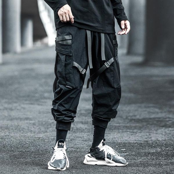 men's pants cargo streetwear fashion men black joggers tactics casual pencil pant trousers male pocket ribbon bb63
men's pants cargo streetwear fashion men black joggers tactics casual pencil pant trousers male pocket ribbon bb63