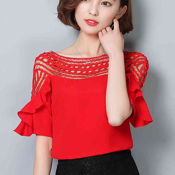 blusas mujer de moda summer off shoulder hollow out half sleeve chiffon shirt o neck ruffled women blouse 121d 210420, White
blusas mujer de moda summer off shoulder hollow out half sleeve chiffon shirt o neck ruffled women blouse 121d 210420, White