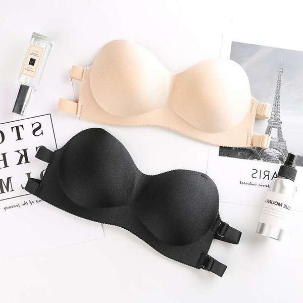 lingerie girl no steel ring gathered wedding dress open transparent shoulder strap back women's traceless underwear bra, Black;pink
lingerie girl no steel ring gathered wedding dress open transparent shoulder strap back women's traceless underwear bra, Black;pink