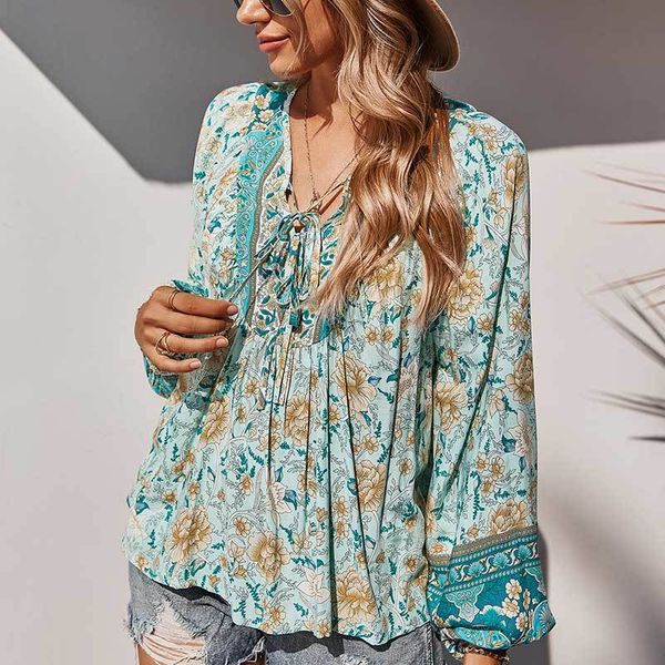 inspired turquoise long sleeve blouse women v-neck tied women blouse cotton for women plus size spring summer blouse 210412, White
inspired turquoise long sleeve blouse women v-neck tied women blouse cotton for women plus size spring summer blouse 210412, White