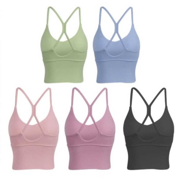 solid color summer women's suspender sleeve tee ladies casual sports underwear shockproof running fitness bra yoga vest clothes g7323u, White
solid color summer women's suspender sleeve tee ladies casual sports underwear shockproof running fitness bra yoga vest clothes g7323u, White
