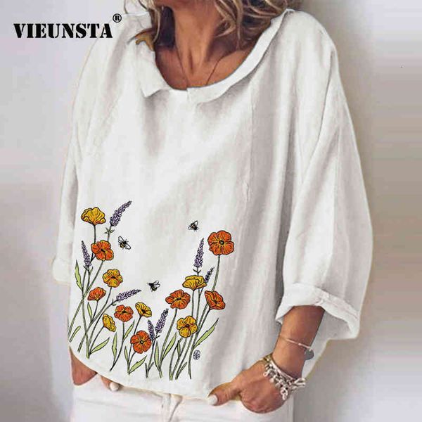 Women's Blouses & Shirts Women Turn-down Collar Linen Cotton Blouse Elegant 3D Animal Cats Print Female Tops Autumn Long Sleeve Loose 5XL RDZP, White
Women's Blouses & Shirts Women Turn-down Collar Linen Cotton Blouse Elegant 3D Animal Cats Print Female Tops Autumn Long Sleeve Loose 5XL RDZP, White