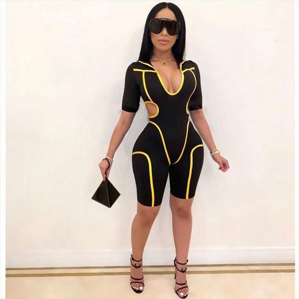 black bodycon elegant overalls playsuit women jumpsuit festival club outfits short rompers womens summer, Black;white
black bodycon elegant overalls playsuit women jumpsuit festival club outfits short rompers womens summer, Black;white