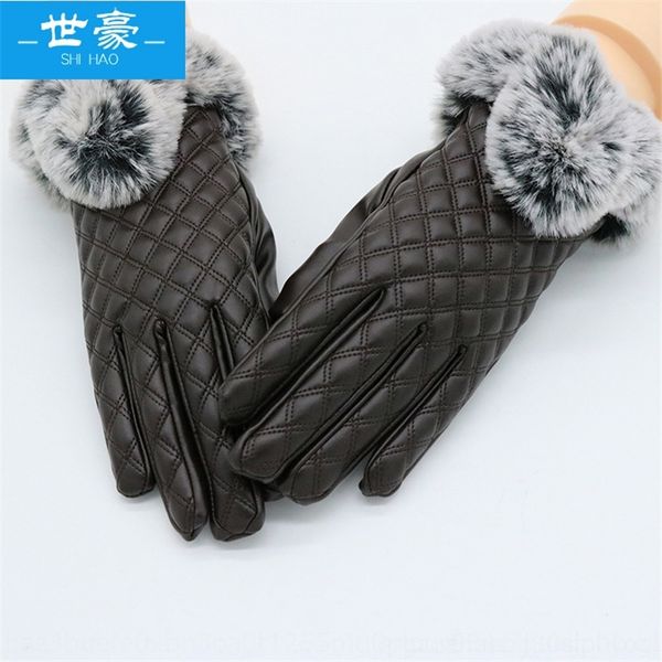 Mdk7 leather warm bicycle women' touch screen imitation mittens gloves rex rabbit fur autumn warm fashion outdoor cycling gloves, Blue;gray
Mdk7 leather warm bicycle women' touch screen imitation mittens gloves rex rabbit fur autumn warm fashion outdoor cycling gloves, Blue;gray