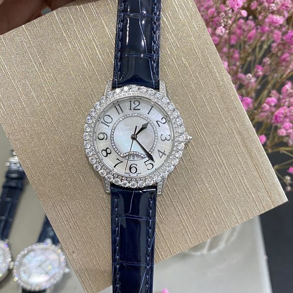 super 241 montre de luxe diamond watch women watches 34*9mm imported quartz movement stainless steel watchcase, Slivery;brown
super 241 montre de luxe diamond watch women watches 34*9mm imported quartz movement stainless steel watchcase, Slivery;brown