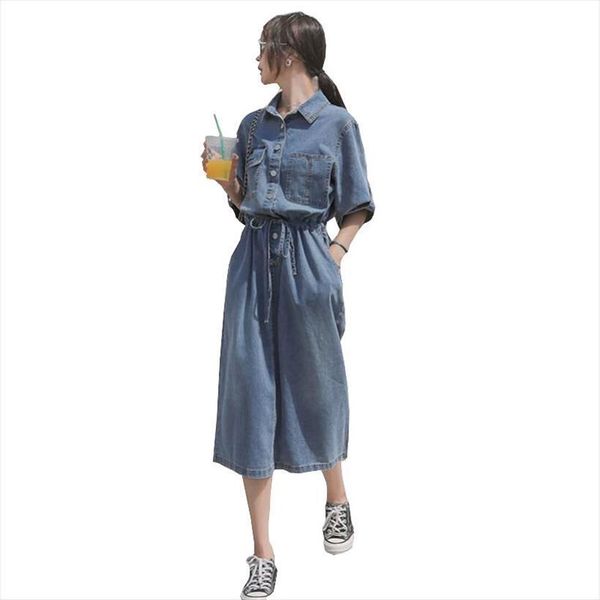 fashion summer denim casual womens dresses large size loose long short sleeve lapel single breasted pocket ok678, Black;gray
fashion summer denim casual womens dresses large size loose long short sleeve lapel single breasted pocket ok678, Black;gray