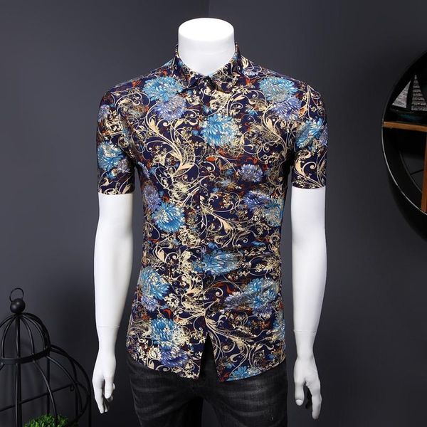 men's casual shirts plus size 7xl 6xl 5xl summer holiday style short sleeve floral men clothing 2021 simple slim fit camisas de hombre, White;black
men's casual shirts plus size 7xl 6xl 5xl summer holiday style short sleeve floral men clothing 2021 simple slim fit camisas de hombre, White;black
