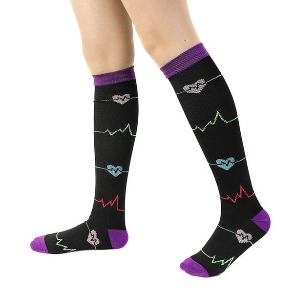sports socks women men compression knee high stocking long running soccer edf88, Black
sports socks women men compression knee high stocking long running soccer edf88, Black