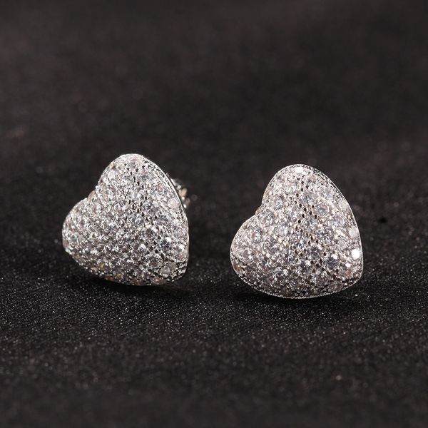 fashion s925 earrings men's and women's trend new full diamond love earrings hip hop students' sense of design creative ear a, Golden
fashion s925 earrings men's and women's trend new full diamond love earrings hip hop students' sense of design creative ear a, Golden
