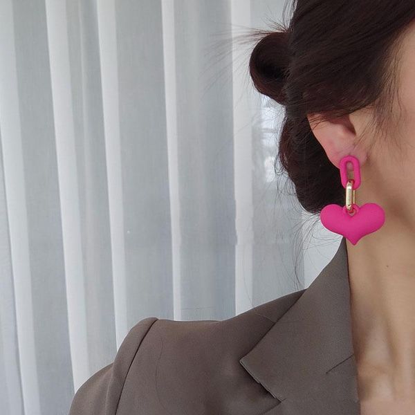 dangle & chandelier 2021 colorful exaggerated love heart pendant earrings sweet trend for women girls summer accessories 925 silver earring
dangle & chandelier 2021 colorful exaggerated love heart pendant earrings sweet trend for women girls summer accessories 925 silver earring