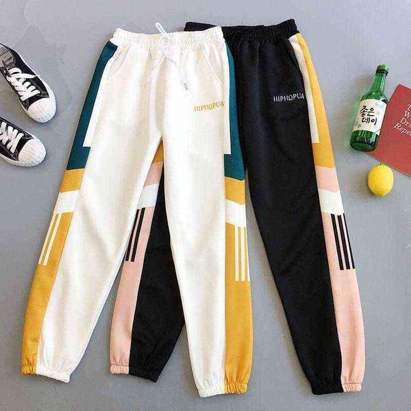 joggers women pants loose hip hop trousers baggy sweatpants streetwear high waist casual plus size sport female 211124, Black;white
joggers women pants loose hip hop trousers baggy sweatpants streetwear high waist casual plus size sport female 211124, Black;white