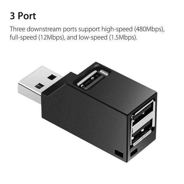hubs multi 3 port usb hub mini 2.0 high speed splitter expansion for pc notebook lapmac
hubs multi 3 port usb hub mini 2.0 high speed splitter expansion for pc notebook lapmac