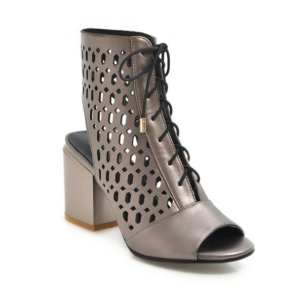 summer fashion high-heeled thick with hollow fish mouth super 40-48 lace sandals female, Black
summer fashion high-heeled thick with hollow fish mouth super 40-48 lace sandals female, Black