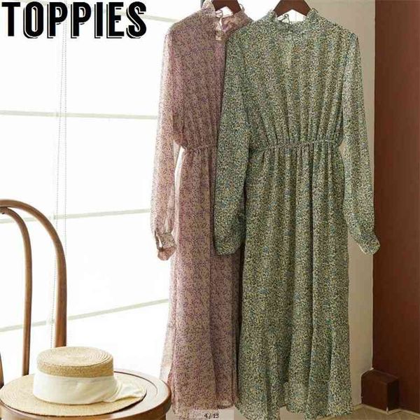 floral printing midi dress korean women long sleeve sweet ruffles spliced hem elastic waist 210421, Black;gray
floral printing midi dress korean women long sleeve sweet ruffles spliced hem elastic waist 210421, Black;gray