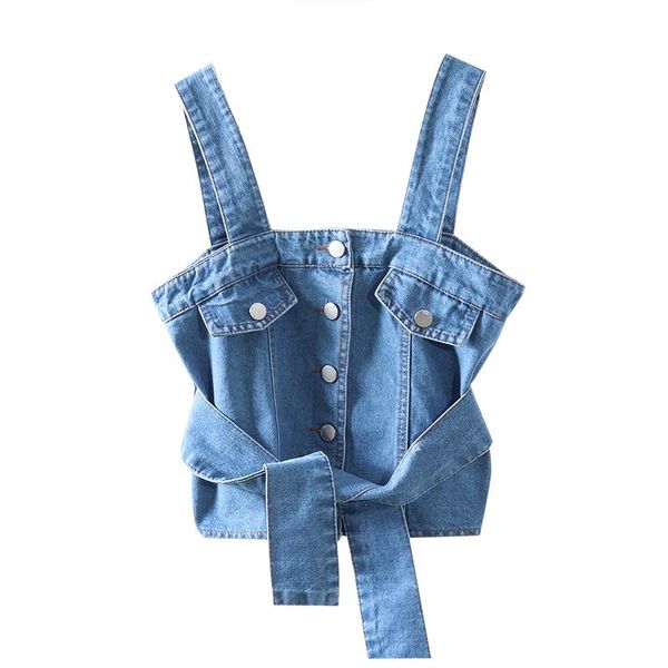 women's vests gagarich denim crop women sashes sleeveless high street slim casual summer backless night club party jeans corset, Black;white
women's vests gagarich denim crop women sashes sleeveless high street slim casual summer backless night club party jeans corset, Black;white