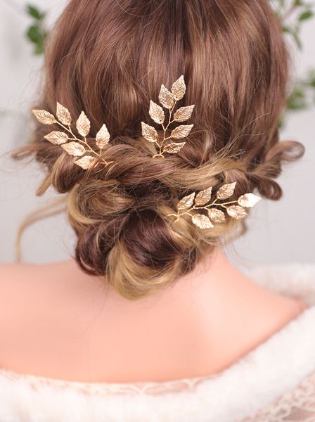 Elegant Golden Hair Pins Banquet Headwear Vintage Leaf Headdress Minimalist Wedding Hair Metal Accessories
Elegant Golden Hair Pins Banquet Headwear Vintage Leaf Headdress Minimalist Wedding Hair Metal Accessories