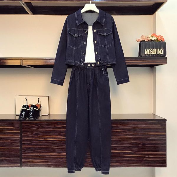 women's two piece pants casual jeans suit women denim pieces set blue long sleeve long slim tracksuit outfits 2021 spring autumn big, White
women's two piece pants casual jeans suit women denim pieces set blue long sleeve long slim tracksuit outfits 2021 spring autumn big, White
