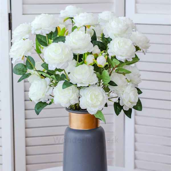 decorative flowers & wreaths 61cm pink silk peony rose artificial bouquet 2 big head and 1 bud fake for home wedding indoor decoration
decorative flowers & wreaths 61cm pink silk peony rose artificial bouquet 2 big head and 1 bud fake for home wedding indoor decoration