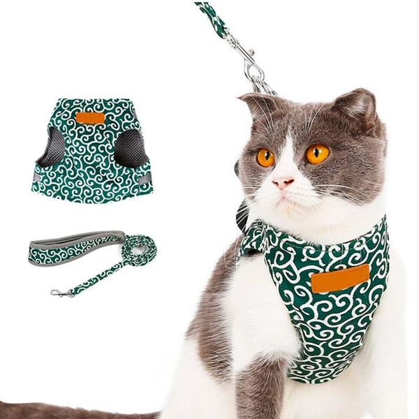 cat collars & leads japanese style pet dog vest harness collar for puppy floral pattern kitten walking harnesses set
cat collars & leads japanese style pet dog vest harness collar for puppy floral pattern kitten walking harnesses set