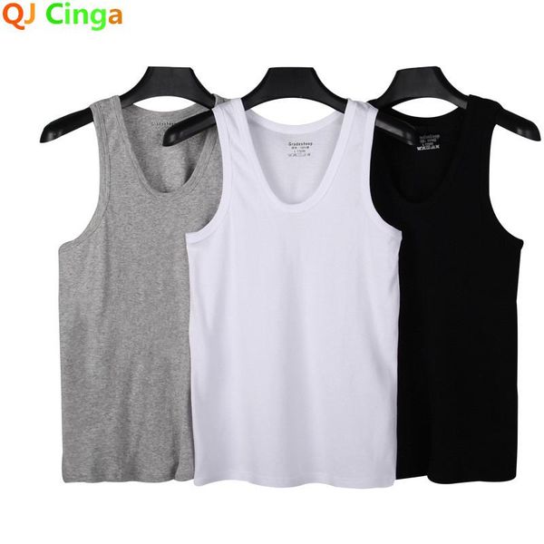 men' tank summer white pure cotton men fitness sleeveless sport t shirt elegant man bottoming tees streetwear tanks, White;black
men' tank summer white pure cotton men fitness sleeveless sport t shirt elegant man bottoming tees streetwear tanks, White;black