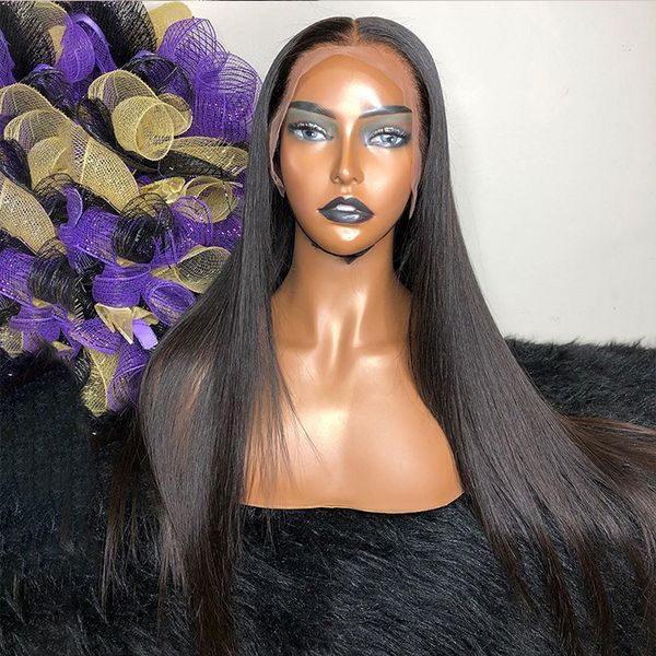 9a unprocessed virgin lace front human hair wigs 13x4 pre plucked with baby hair bleached knots silky straight brazilian wig for black women, Black;brown
9a unprocessed virgin lace front human hair wigs 13x4 pre plucked with baby hair bleached knots silky straight brazilian wig for black women, Black;brown