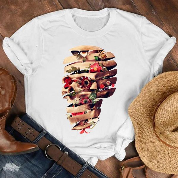 skull head horror print women t shirt short sleeve o neck loose tee female clothes camisetas mujer, White
skull head horror print women t shirt short sleeve o neck loose tee female clothes camisetas mujer, White